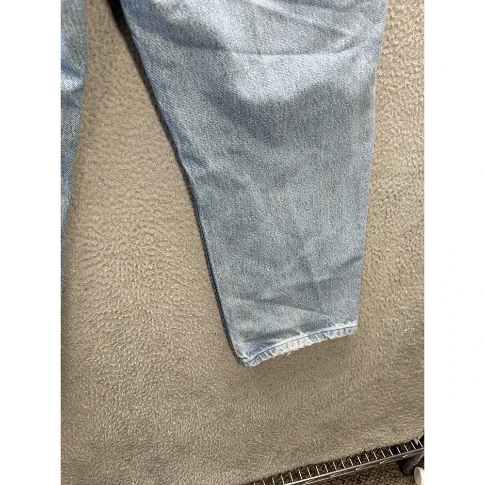 Vintage LL Bean Jeans Mens 40x27 Blue Double L Relaxed Fit Grunge Thrasher Y2K